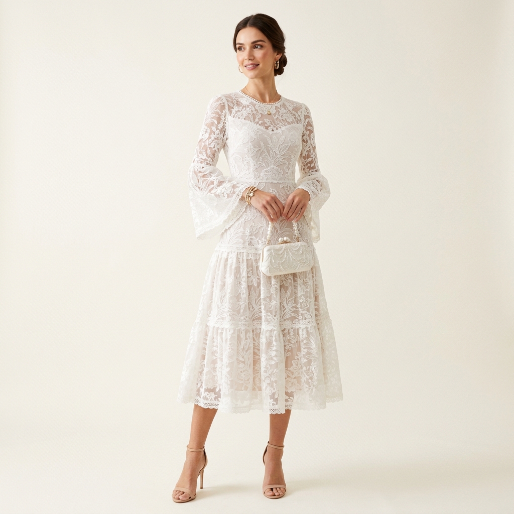 CELESTE LACE FROCK